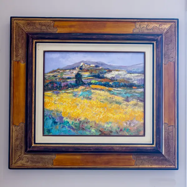 impressionist painting in a frame